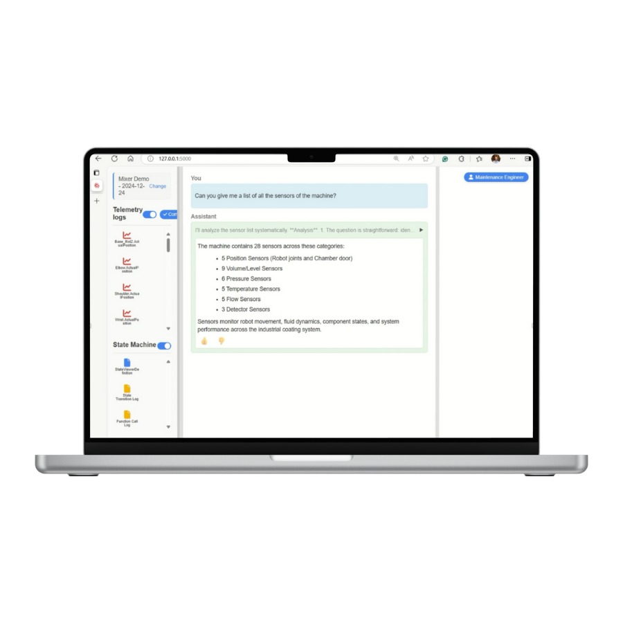 Telemetry Chatbot Sioux AI Solutions