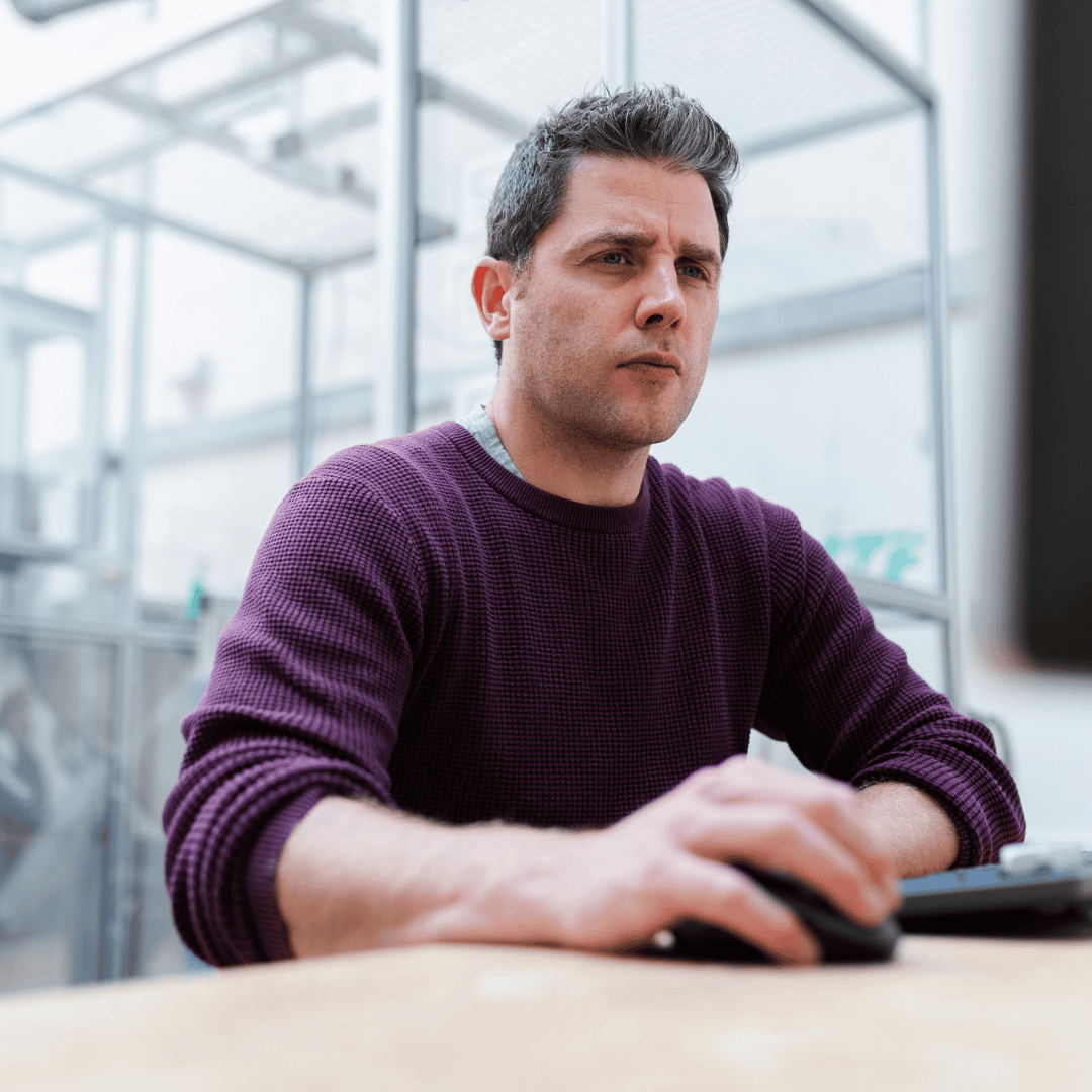 Engineer tests the telemetry chatbot
